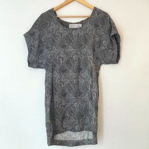 Vintage Black and White Pattern Dress